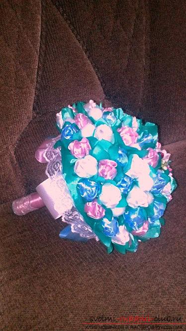 Bouquet of ribbons in Kansas style. Photo №1