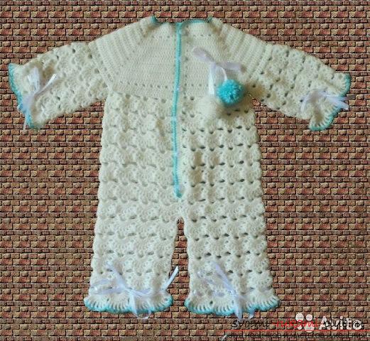 Crochet-shaped things for baby. Picture №3