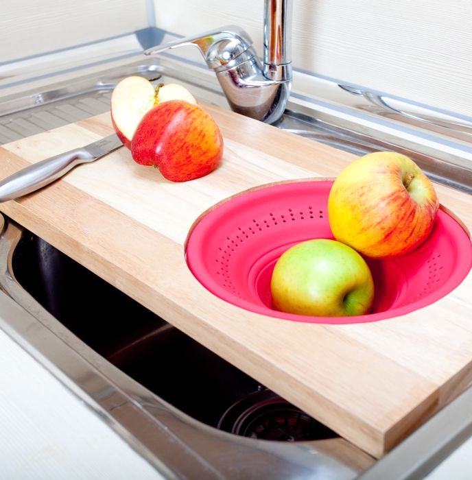 plastic cutting boards for a sink