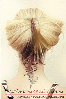 How to beautifully and quickly braid long hair at home with their own hands, step by step photos and description. Photo №4