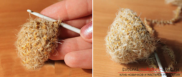 We learn to knit an Amigurumi crochet hook with a photo and a detailed description. Photo Number 9