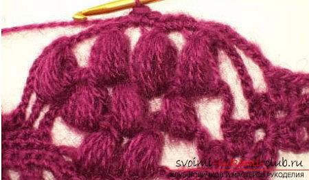 Druivenpatroon voor gehaakte sjaal - patronen voor gehaakte sjaals en patronen. Foto №8