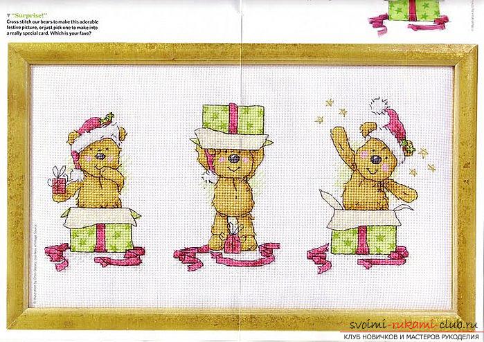 How to embroider beautiful New Year items with your own hands according to the scheme and photo. Photo №8