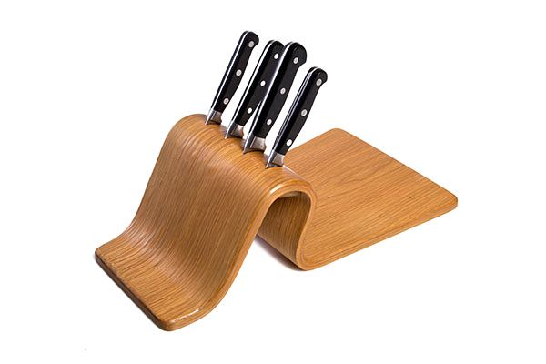 board with knife holder