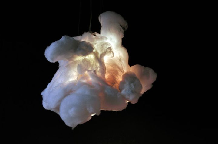 A lamp in the form of a cloud Le Nuage