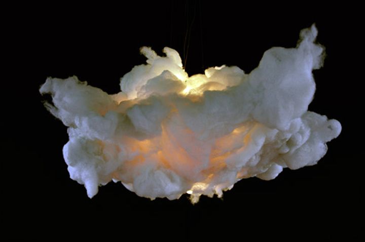 Light fixtures in the form of clouds from Wout Wessemius