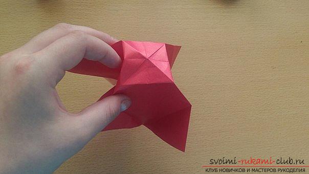 Този подробен майсторски клас съдържа схема на оригами-дракон, направена от хартия, която можете да направите сами. Снимка # 15