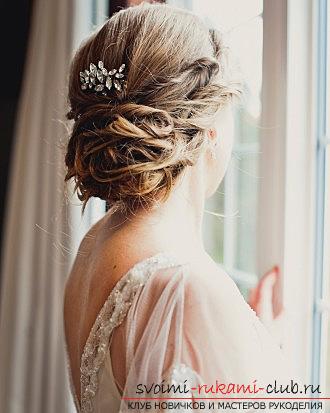 Learning to choose and create a wedding hairstyle for 2016. Photo Number 22