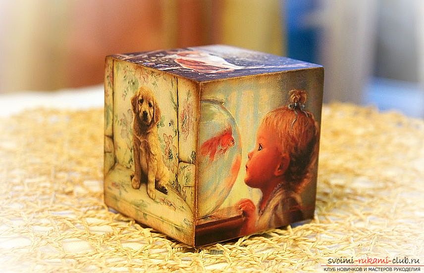 Unusual cubes with a photo. Photo №4