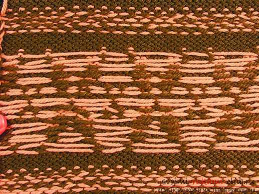 Knitting on knitting needles, knitting for knittingbeginners, knitting patterns on knitting needles, openwork patterns, how to knit lace patterns, jacquard patterns, how to tie a lazy jacquard pattern with knitting needles, braids, master classes for knitting them .. Photo # 14