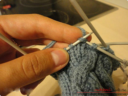 Master class for knitting mittens with knitting needles for women with photo and description .. Photo # 22