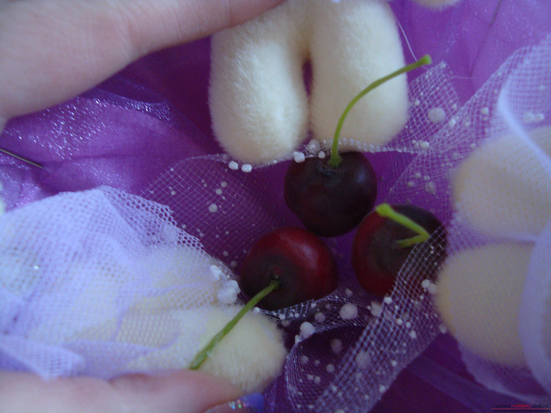 Photo to the lesson on the creation of a bouquet of soft toys. Photo №6