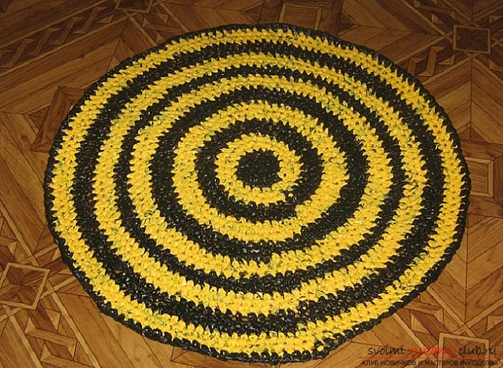 Schemes, photos and a detailed description of how to tie the rugs with your own hands crochet .. Photo # 9