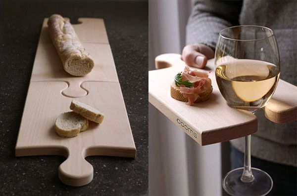 cutting boards in the form of a puzzle
