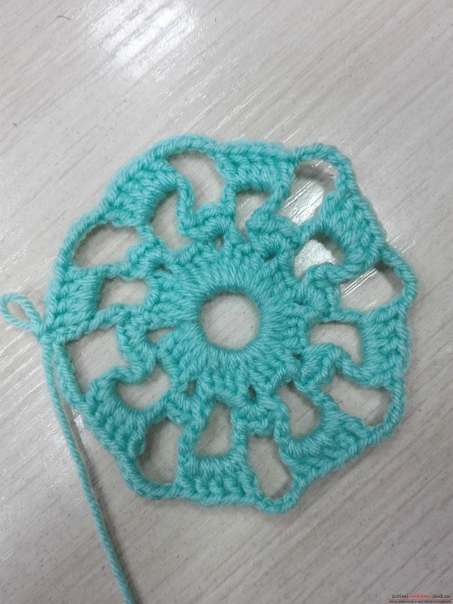 A master class on crocheting an openwork napkin will be clear even for beginners. Photo №7