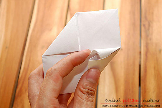 3D cube in origami technique. Photo №8