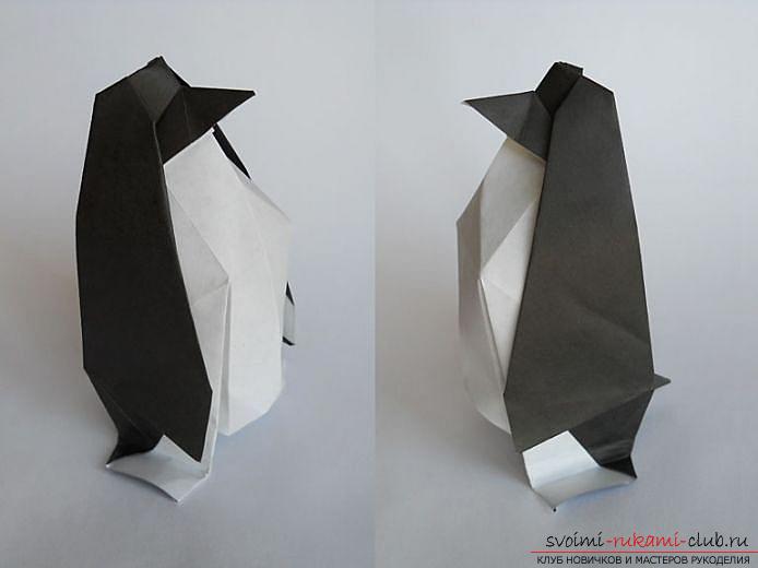 Origami penguin. Photo №1