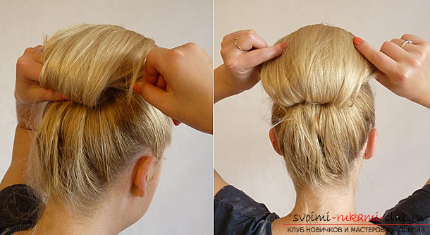 We learn to make beautiful and light hairstyles for medium length hair. Photo №5