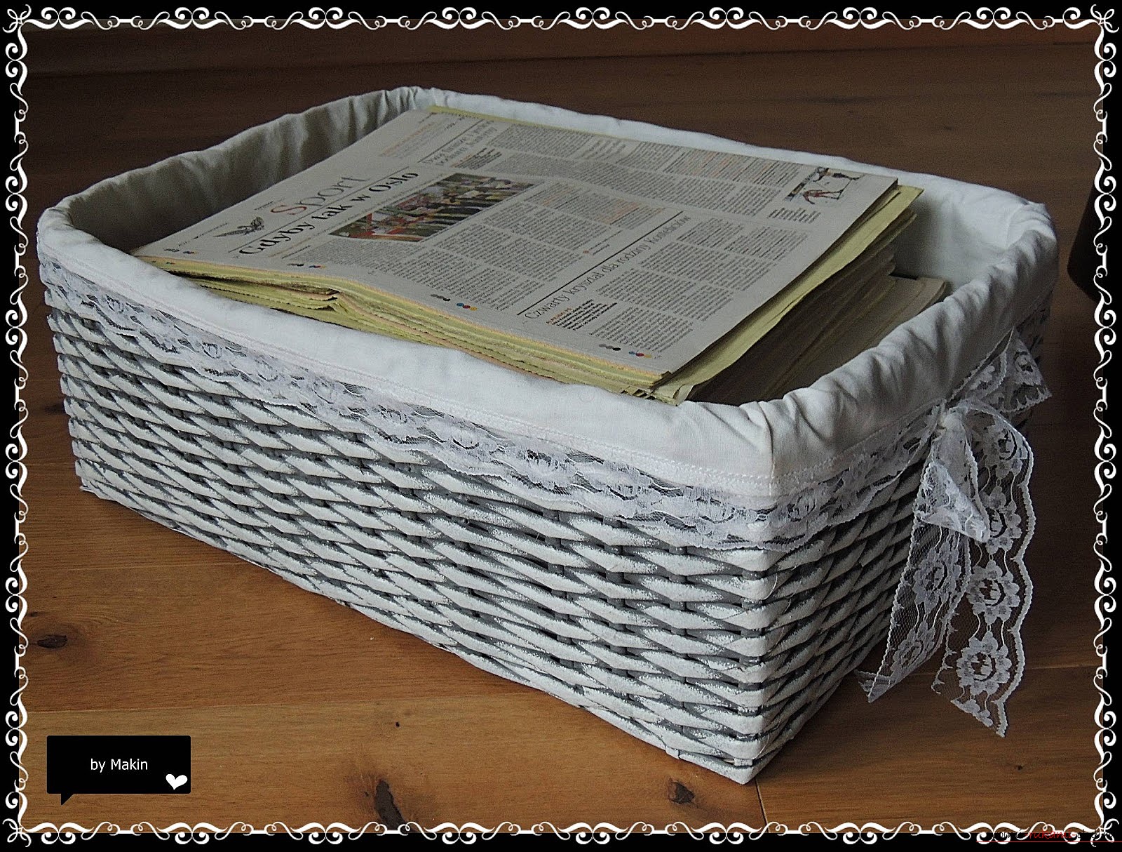 Crafts from the newspaper with their own hands. Photos and beautiful solutions .. Photo # 2