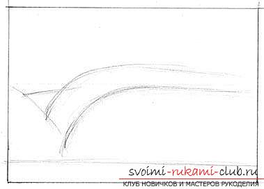Lesson of drawing a sea wave. Photo №1