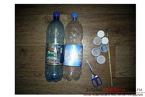 Hvordan lage håndlagde flasker med egne hender. En unik håndflaske laget av egne hender .. Foto # 1