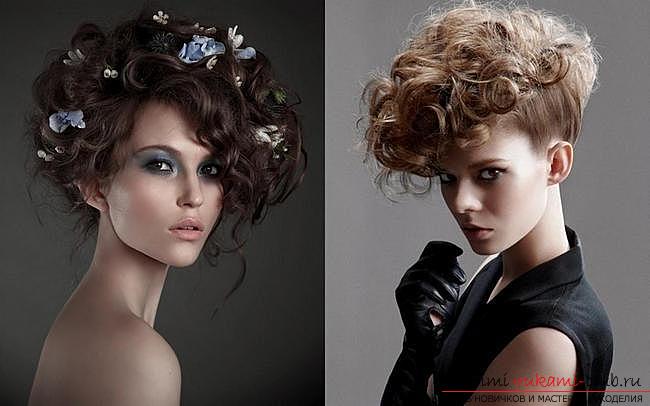 Various options for evening hairstyles for medium hair, tips for creating them and visual examples .. Photo # 9