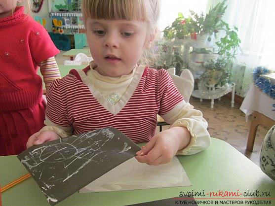 Non-traditional drawing for children in the preparatory group of preschool institutions. Picture №3