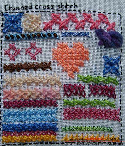 Cross-stitch embroidery of various colors by free schemes. Photo №5