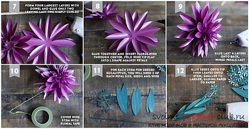 Flowers with their own hands, how to make a flower of paper with their own hands, flowers from corrugated paper, tips, recommendations, step-by-step execution instruction .. Photo №19