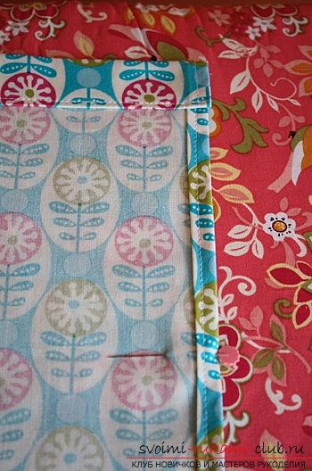 A simple variant of sewing a dress-pillow case for a girl. Photo Number 14