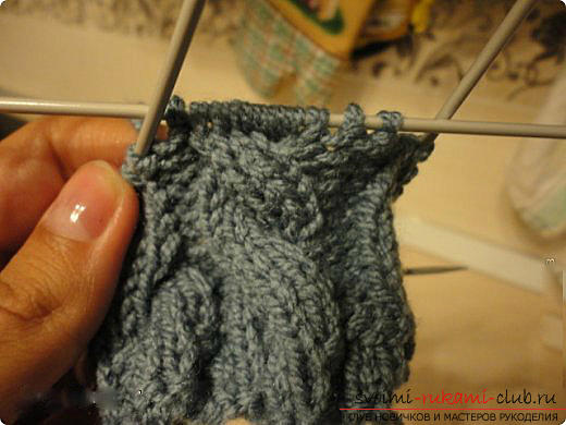 Master class on knitting mittens with knitting needles for women with photo and description .. Photo # 20