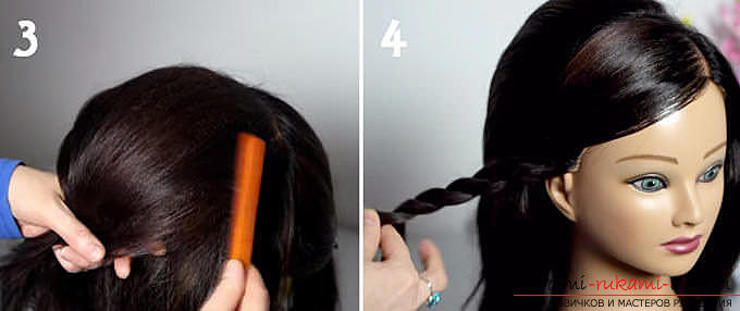 Master classes on creating hair styles for hair of medium length with their own hands. Photo # 23