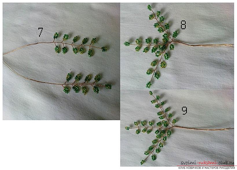 How to create a birch from a bead, a step-by-step master class with a photo and description .. Photo # 3