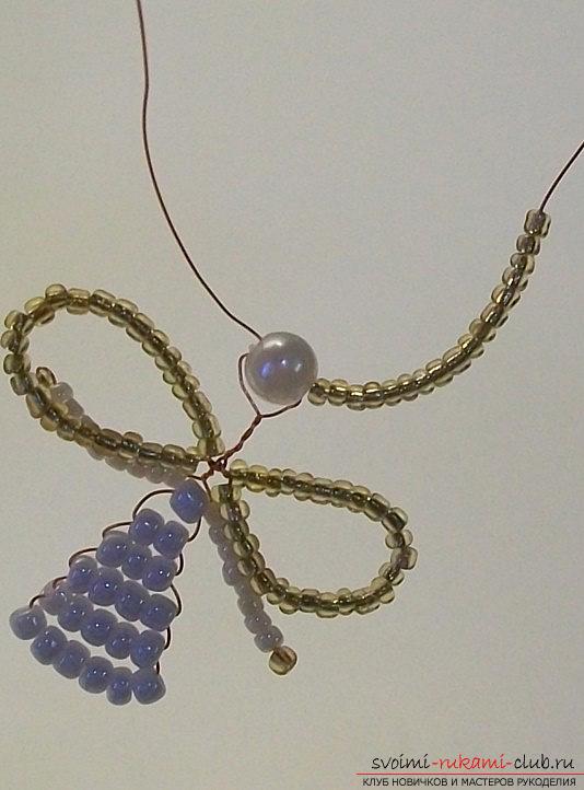How to make a toy of a Christmas angel from beads with your own hands - a master class. Photo №5