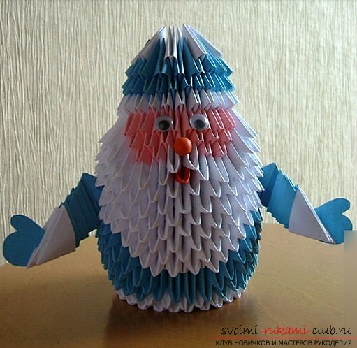 How to make Santa Claus using modular origami .. Photo # 2