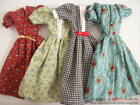 Clothing for dolls, sewn by hand. Puppet clothing for the wardrobe is free .. Picture №1