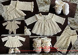 Universal set of clothes for a newborn girl. Photo №6