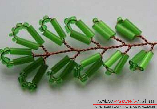 Acacia made from beads. Photo Number 18