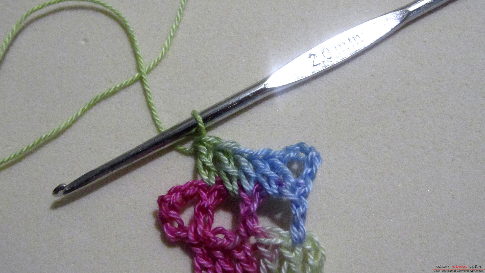 Master class on crocheting an openwork braid with a photo - scheme and description. Photo №6