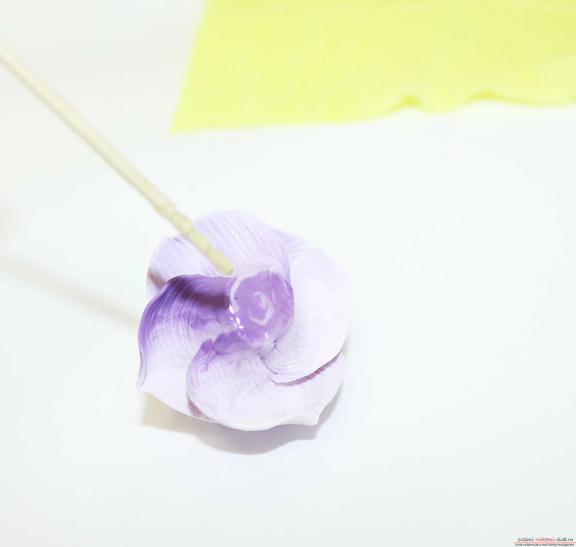 Deze masterclass met een foto en beschrijving leert je hoe je bloemen - rozen - kunt maken uit polymeerklei in textuurtechniek. Foto # 70