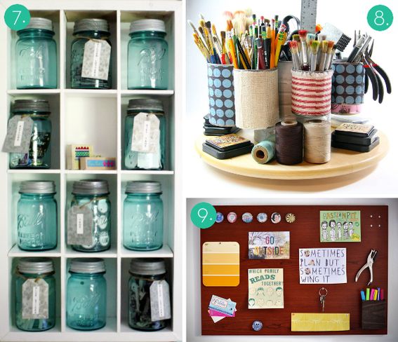 ideas for storing needlework and materials