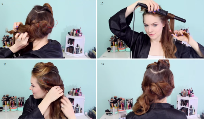 Hairstyles with false strands. Photo №7