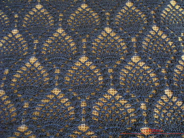 Knitting beautiful patterns of shawls crocheted, product outline. Photo # 2
