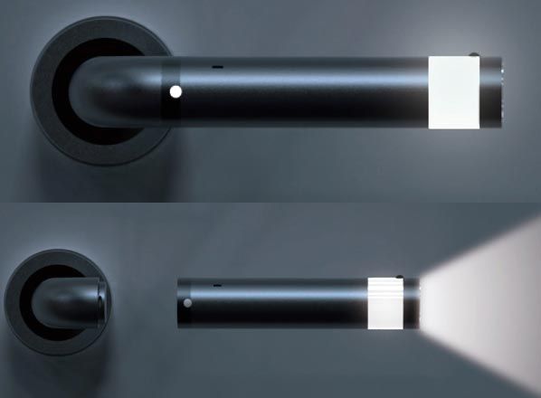 door handle - flashlight