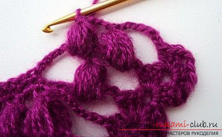 Grape pattern for shawl crochet - patterns for shawls crocheted and patterns. Photo №4