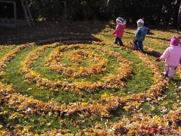 Masterclasses over de vervaardiging van najaarsambachten gemaakt van natuurlijke materialen met hun eigen handen voor kinderen en volwassenen. Afbeelding №10