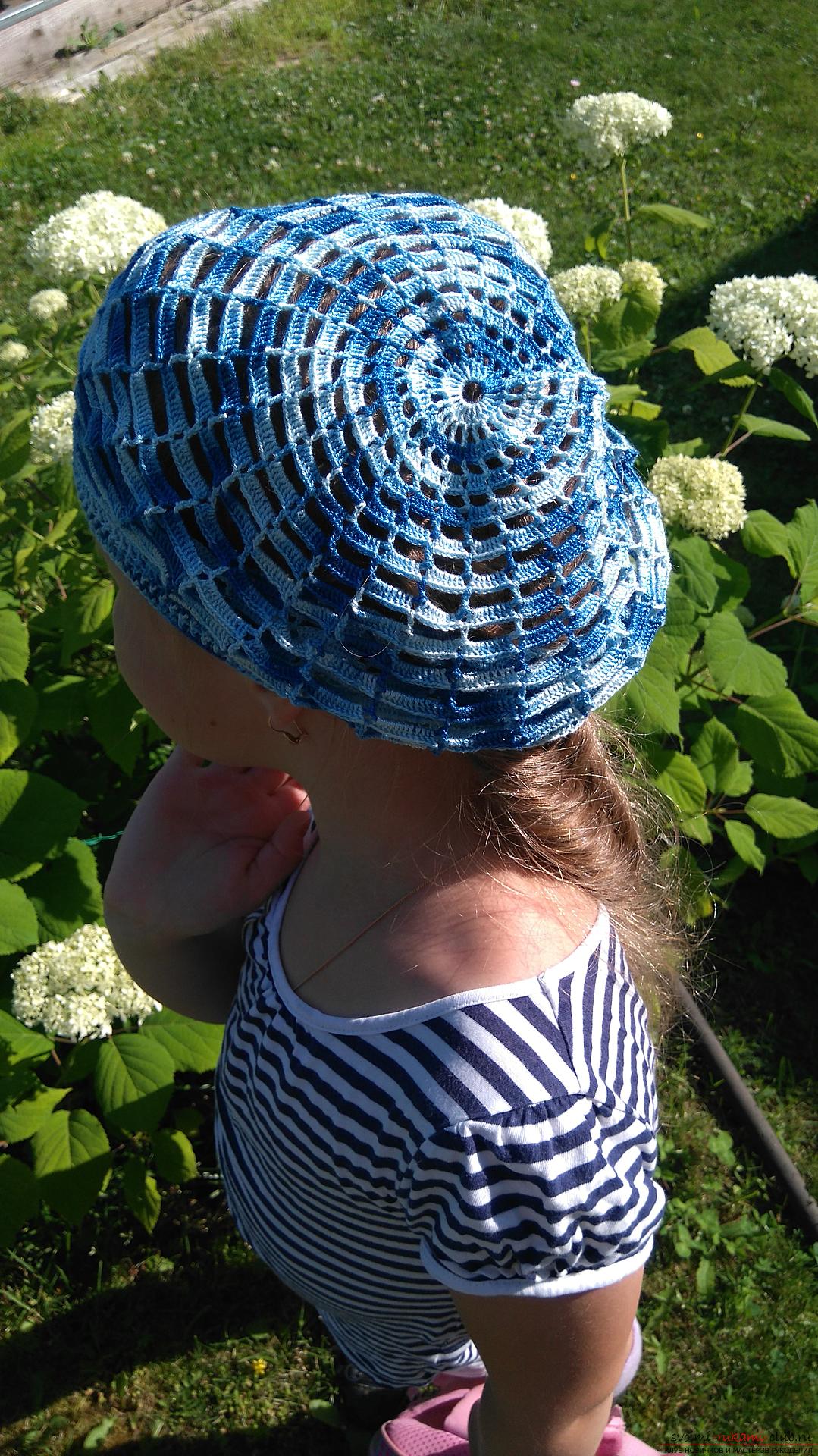 The original beret for the summer. Photo №1