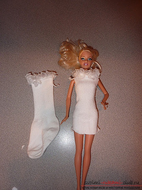 Clothes for Barbie, made by own hands. How to make clothes for free .. Photo №1