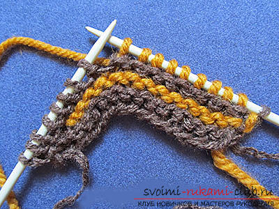 How to tie comfortable slippers-blind with knitting needles. Photo №5