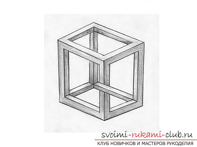 A lesson drawing 3d images for beginners. Photo №5
